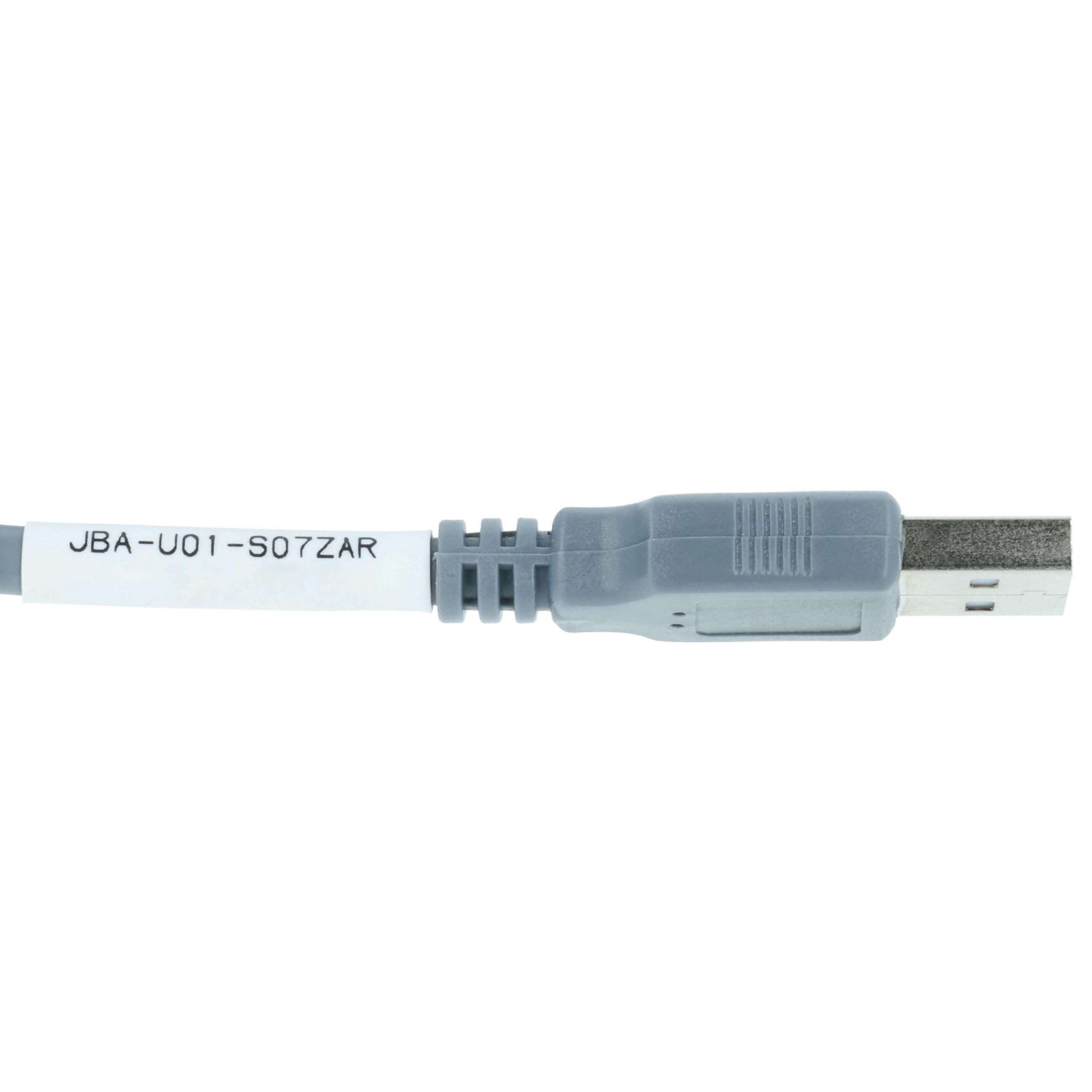 vhbw Cable de Datos USB 2.0 (m) a RJ45 (m) Compatible con Zebra DS2208, DS3400, DS3408, DS3508, DS3578 escáner de código Barras - Cable, 2 m Gris