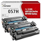 3. Rendement de la page: Cartouche de toner compatible 057h noir pour canon Cartouche 057 057H Toner. Haute capacité, 10000 pages à 5% de couverture, papier A4, lettre. (Norme ISO/CEI).