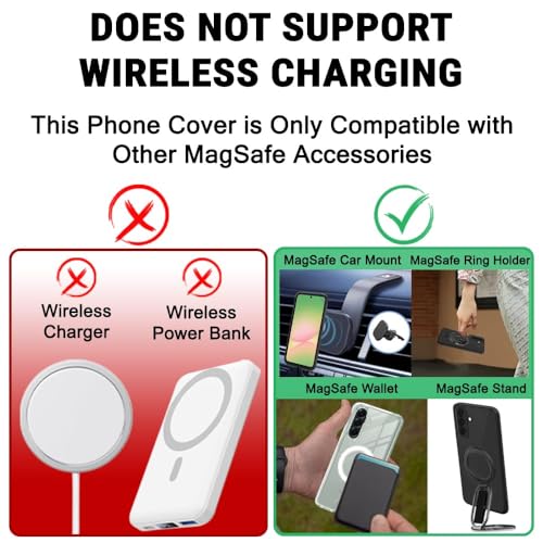 Image of TheGiftKart Back Cover for Samsung Galaxy A57 5G Case Compatible with MagSafe | Hard Translucent Smoke Matte Back | Hybrid Shockproof 360 Protection Galaxy A57 Back Cover (PC & TPU, Black Sides)