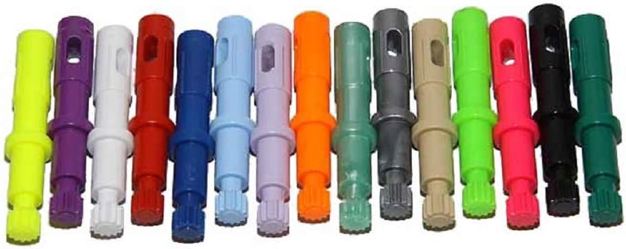 Keytracker Key Security System Peg In-Peg Out Access/Release Pegs Flat Ended (Light Blue)