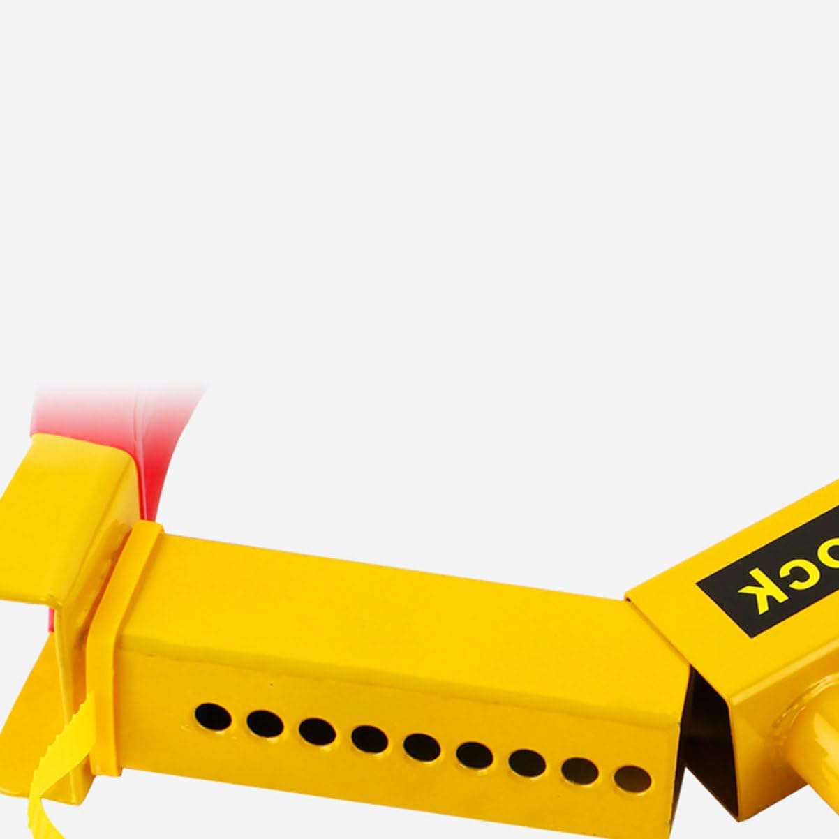 Zerodeko 9holes Car Wheel Chock Lock Car Tires Clip Theft Tyre Lock Security Accessories High-Strength Steel