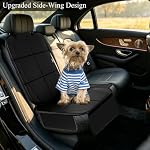 Car Seat Protector for Child Car Seat，Thickest Padded 600D Fabric with Extra Side Coverage, Waterproof Non-Slip with Storage Pockets for Child and Pet (1 pc) - Image 2