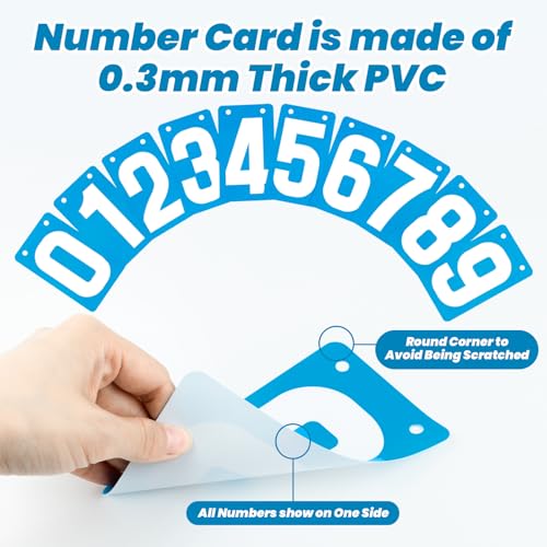 Cartas Numeradas GOGO, Set 0-9, PVC 3.1x5.5 in miniatura 4