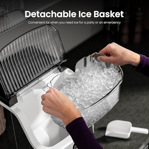 Nugget Countertop Ice Maker, Self-Cleaning Portable Ice Maker Machine - image 6