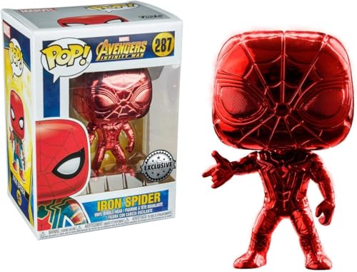 Funko Pop! Avengers Infinity War - Iron Spider [Red Chrome] #287 - [EXCLUSIVE - SUPER RARE!!!]