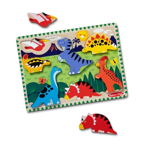 Melissa & Doug Dinosaurier Holzpuzzle