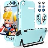 Dockable Protective Hard Cover for Nintendo Switch 2 with 6 Thumb Grip Caps