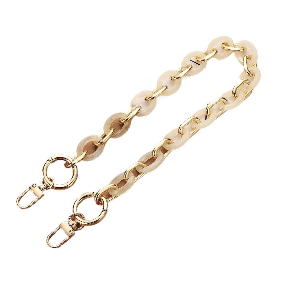 Cadenas Para Bolsos Riñonera, bandolera, cadena acrílica, accesorios for correa de hombro, herrajes for, for bolso, acrílico extraíble(L203-MS,100CM)