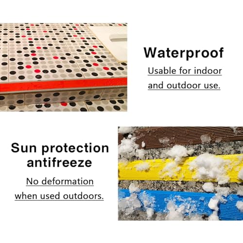 Banda de rodadura antideslizante para escalera exterior de PVC impermeable 4