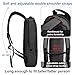 iGuerburn Oxygen Tank Backpack Size D, Portable Oxygen Backpack for D/M15 JD/M22 Cylinder Bag O2 Tank Carrier Holder for Travel (Black)