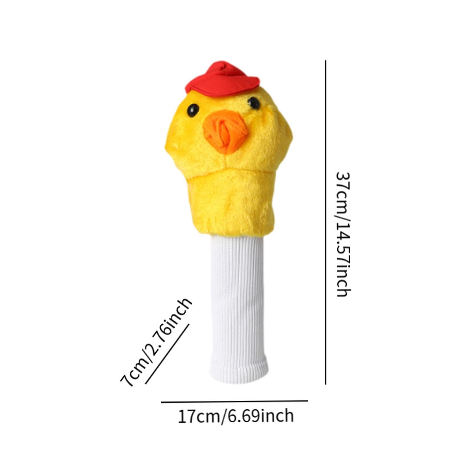 Funda Protectora de Peluche con Forma de para Madera de Calle, Funda Protectora Adorable para La Cabeza del Palo de Golf, Ideal para de Go