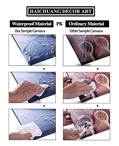 Wall Art Lake Mountain Landscape Picture Print Canvas Wall Art Modern Giclee Artwork Home Decor Stretched And Framed Ready To Hang,2Cm Thick Frame, Waterproof Artwork #TOP5