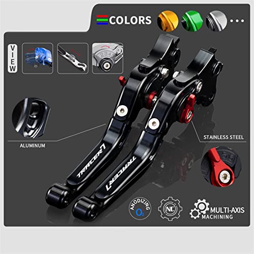 Levier de commande TRACER7 en aluminium CNC anodisé finition Black G - 4