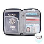 Travelon RFID Blocking Passport Zip Wallet - Image 3