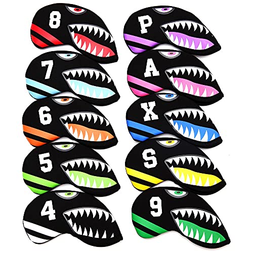 Lot de 10 housses imperméables pour club de golf Cover