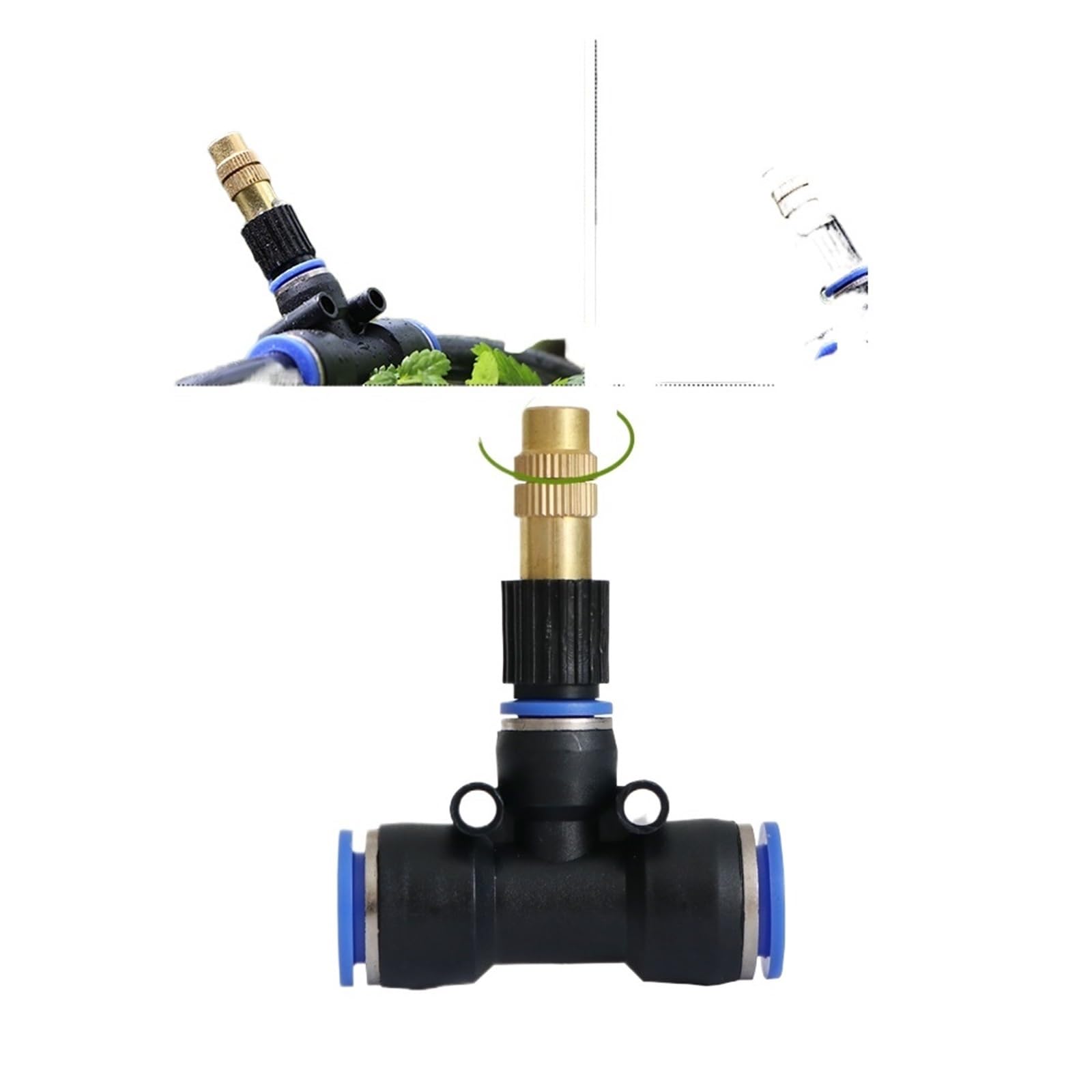 Boquilla de microaspersores ajustable de latón de 10 piezas | 10PCS Brass Adjustable Micro Sprinklers Nozzle(C-10PCS)