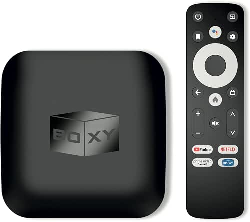 BOXY Android TV Box, Streaming Media Player 4K, Dune HD