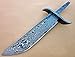 Poshland BB-326, Handmade Damascus Steel 10.2 Inches Full Tang Hunting Knife with Damascus Steel Guard Blank Blade