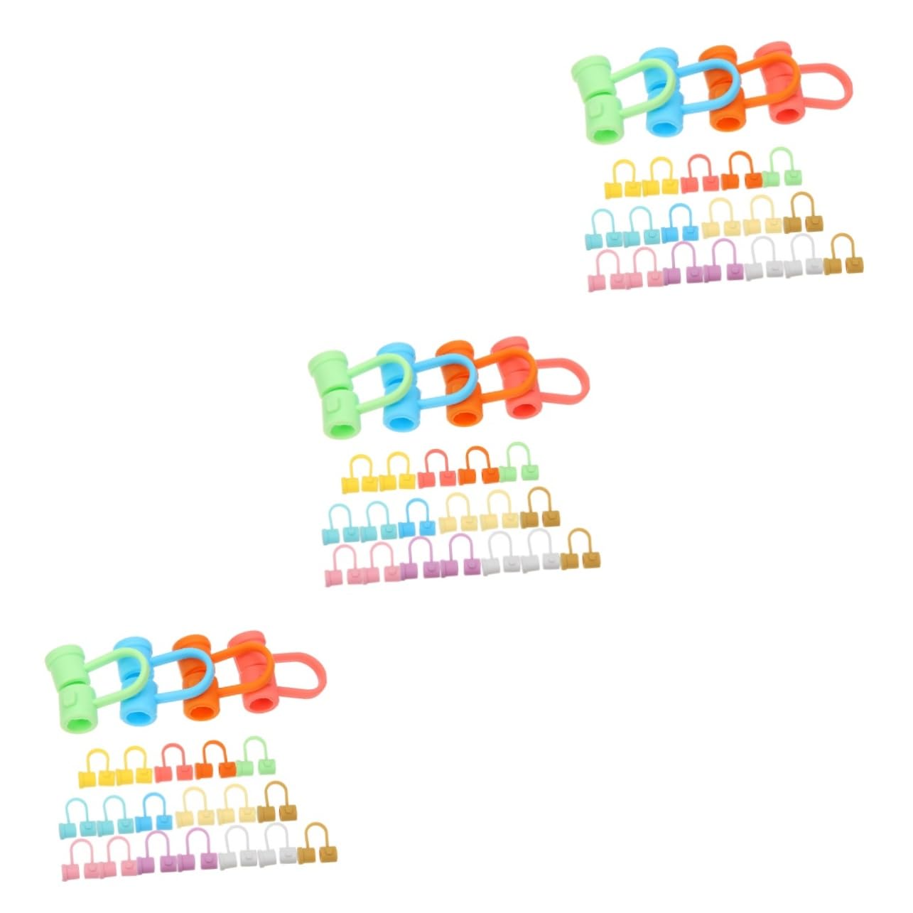 Bouchon de paille Amosfun et couvre-pointes de pipette durables en gel de silice élastique