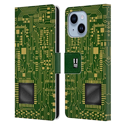 Housse cuir iPhone 14 Plus Apple protection intégrale portefeuille circuits