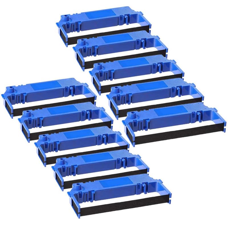 Inkjello Ink Ribbon For Printer, Compatible With Star SP700 Black (10 Pack)