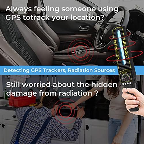 GPS Signal Detector & Anti-Spy Bug Sweeper - Wireless Tracker/Listening Device Detector for Car Vehicle Security