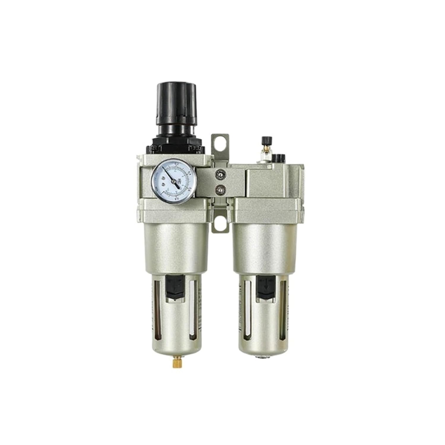 AC4010-04/06 AC5010-06/10 Pneumatic Pressure Regulator Oil Water Separator with Manual Drainage, Compressor Air Filter(AC4010-04,Copper Filter)