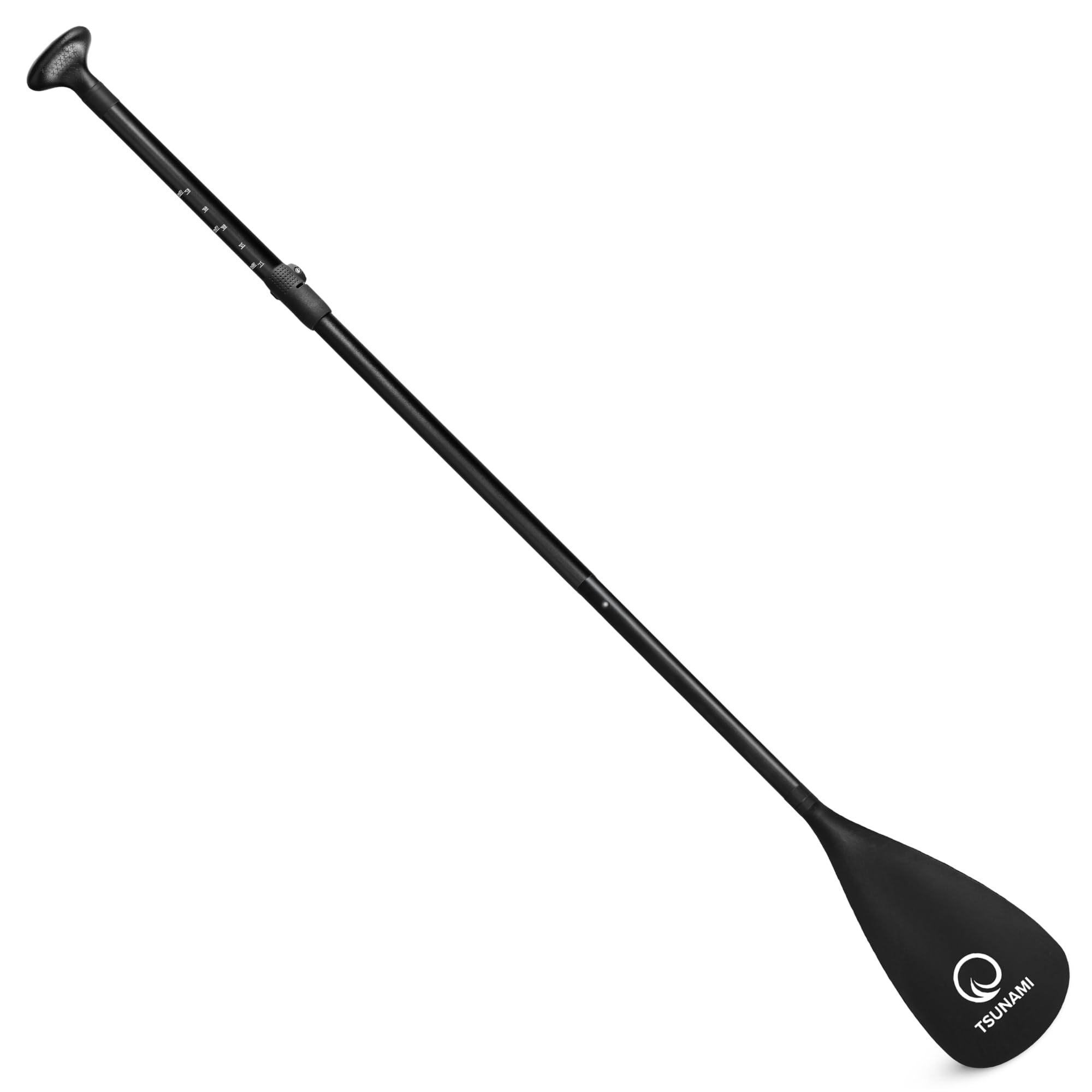 TSUNAMI Paddle 3-teilig für SUP Stand-Up Paddling Board, Stechpaddel, Verstellbar Teleskop 165cm-215cm, Kunststoff, Rutschfester Griff, für Kajak, Dingy Boote, Paddelboard, Schlauchboot SUP