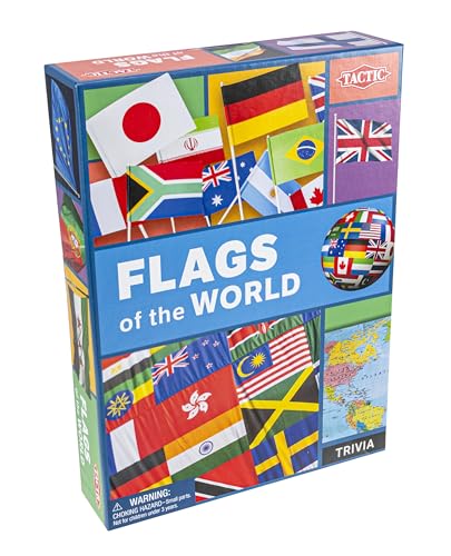 Tactic Games UK 02177 Tactic Flags of The World, Mixed