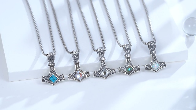 SIMONLY Collana in argento Sterling 925 con ciondolo a