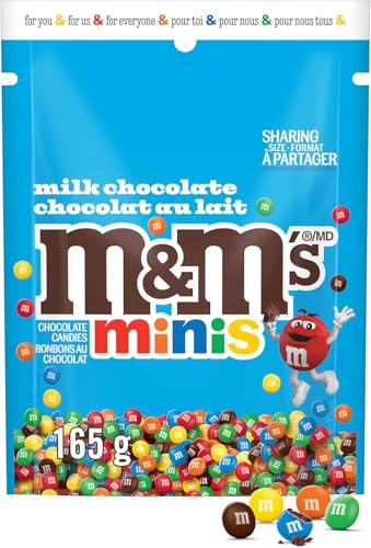 M&Ms Minis Milk Chocolate Candies, Sharing Bag, 165g/5.8 oz