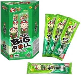 【正規輸入品】タオケーノイ ビッグロール 海苔巻きスナック(3g×6本) 18g ×1個 クラシック味 韓国風お菓子 人気タイおやつ [8858702411226] Tao Kae Noi Big Roll Grilled Seaweed Roll Classic Flavour