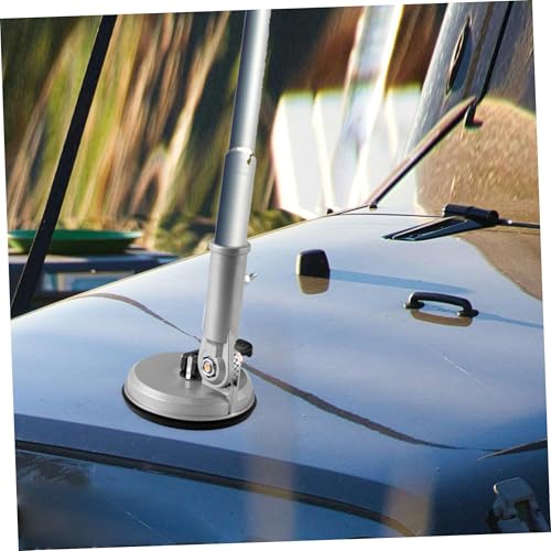 Support de drapeau à ventouse en métal SHOWERORO à base ajustable ultra stable - 6