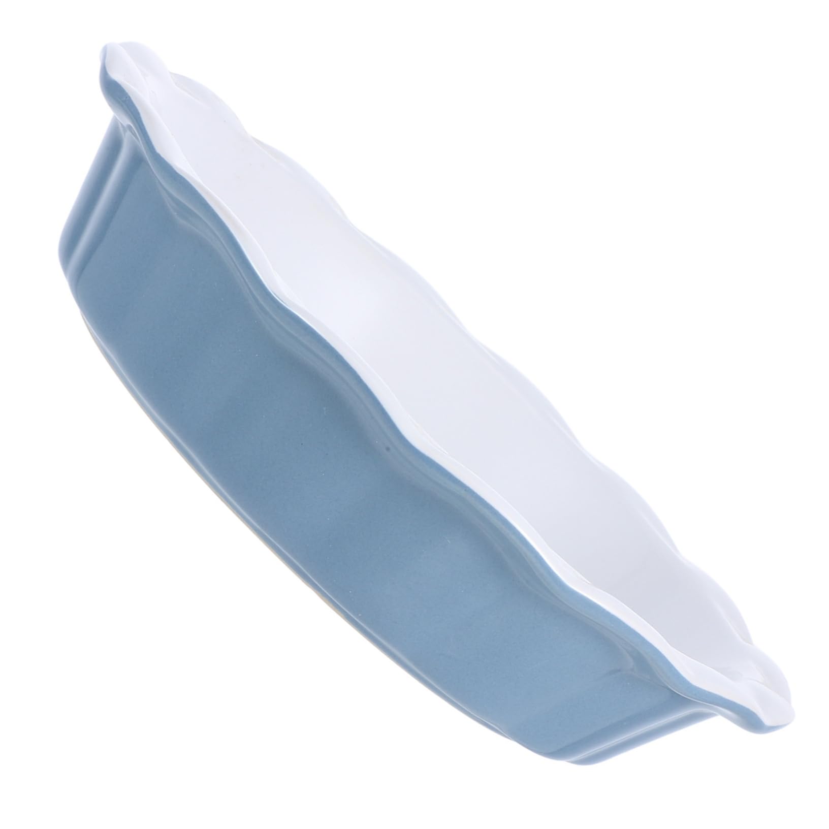 STOBAZA Plat à Tarte Rond en Céramique, Cuisson Uniforme, 1 Pièce
