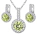 Produktbild Jewelry Set- Morenitor[TM] White Gold Plated Swarovski Crystal Elements Necklace Earrings Set. by Bestop