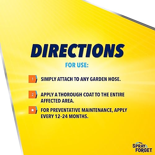 Spray & Forget House & Deck Outdoor Cleaner - Hose End Adapter - Stain Remover - 1 Quart