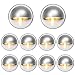Pack of 10 Low Voltage LED Deck Light Kit Φ1.38" Waterproof Outdoor Step Stairs Garden Yard Patio Landscape Decor Lights Warm White Lamp