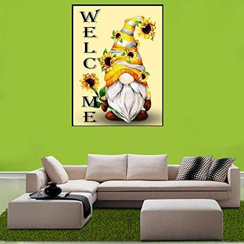 5D DIY Diamond Art and Craft Painting Kits Full Drill, Rhinestone Embroidery Cross Stitch Canvas Painting Pictures by Numbers for Gifts Home Wall Decor Kids Adults