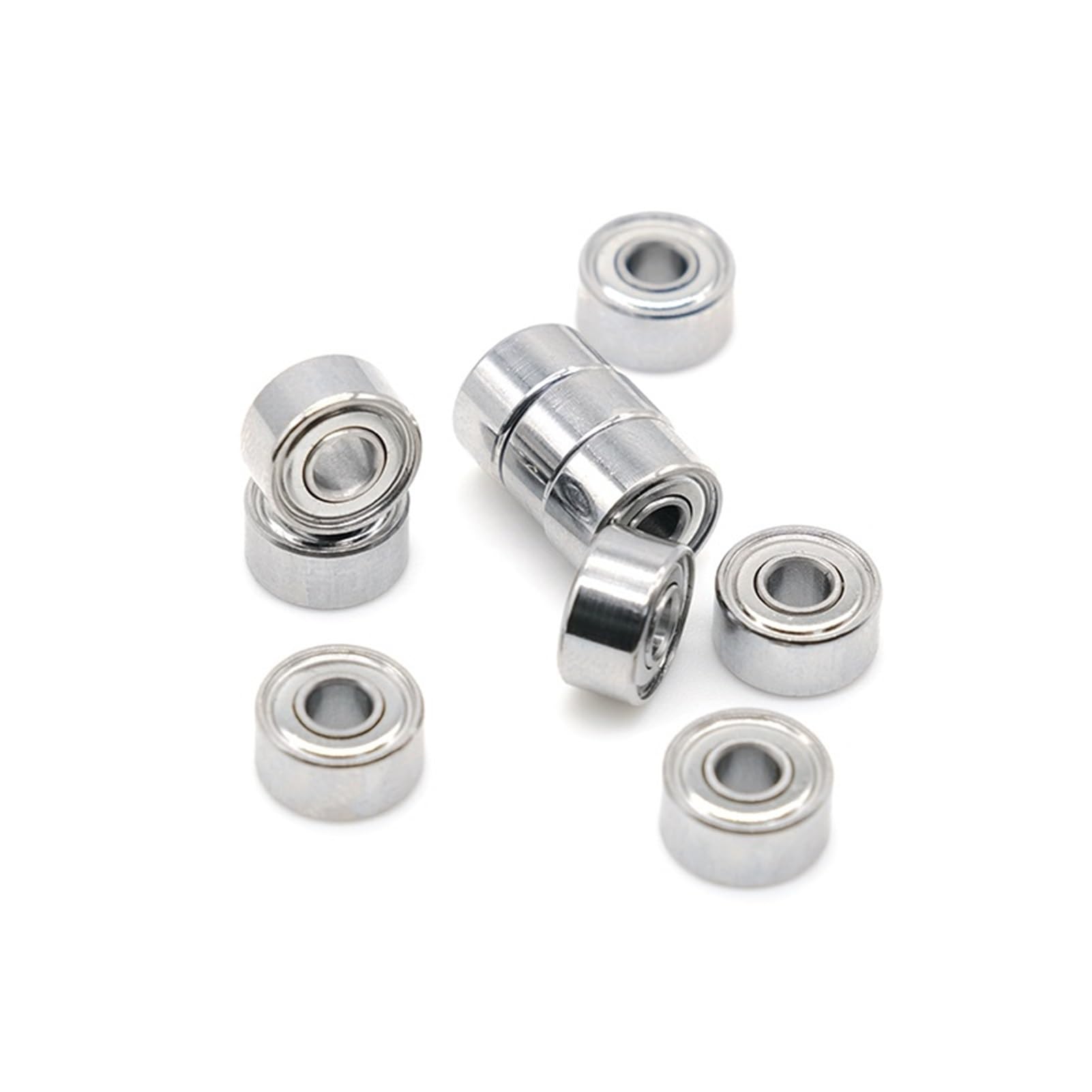 Roulements rigides à billes Lot de 10 roulements à billes hybrides en céramique et acier inoxydable ABEC-7 S693ZZ CB 3 x 8 x 4 mm SUS440C