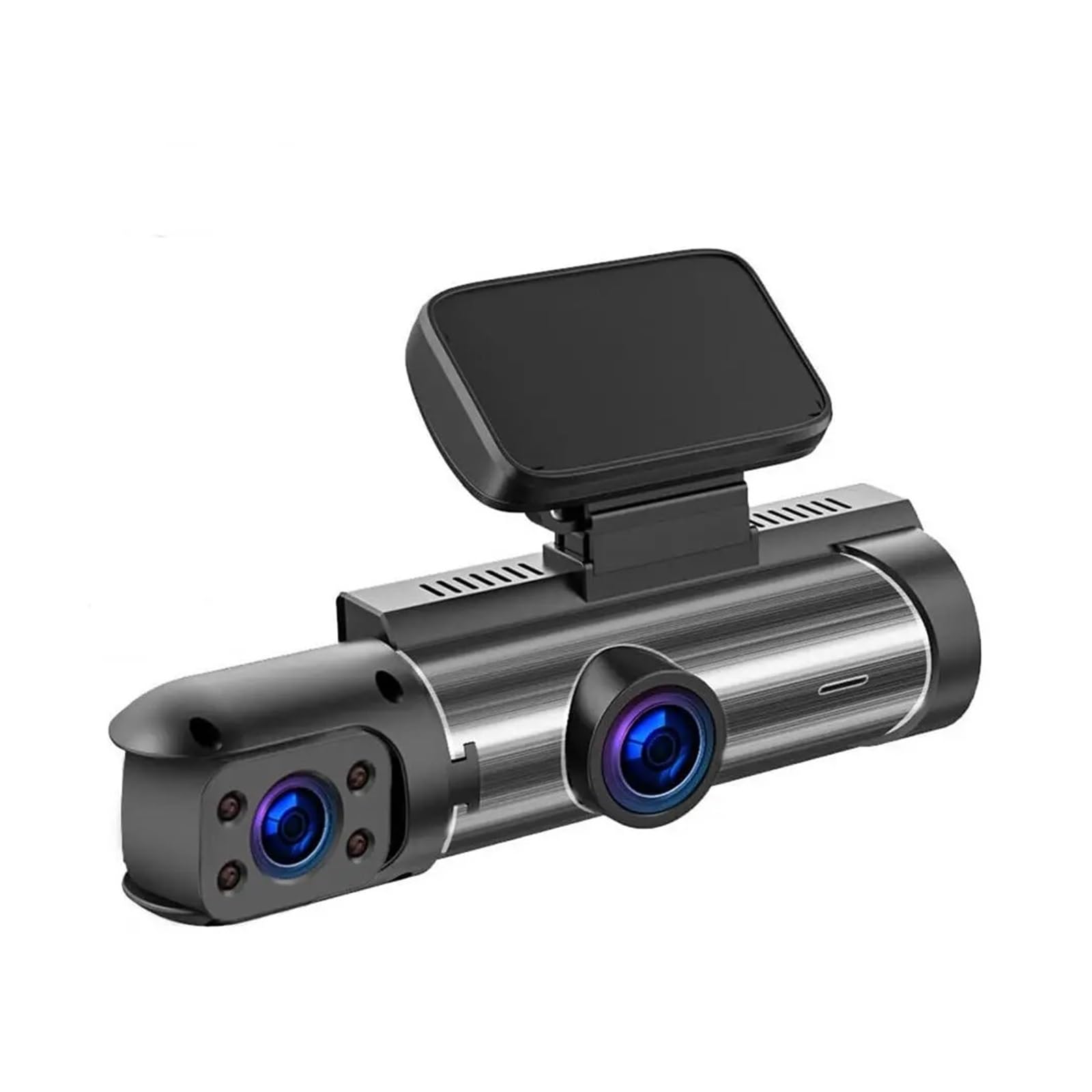 Dash CAM Grabadora de conducción de Doble Lente de 3,16 Pulgadas Cámara Frontal Interior Sensor G Visión Nocturna Gran Angular Coche Dvr
