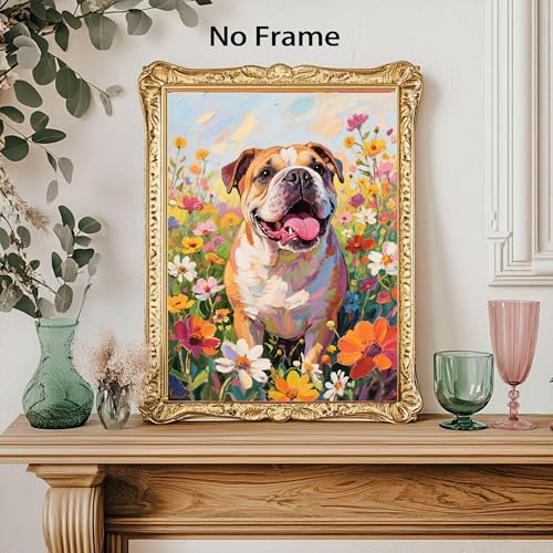 Image of Frimeeme Dog on The Beach Canvas Wall Art, 8x10, Set of 6
