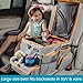 High Road CarHop Car Organizer With Cooler - Back Seat Organizer for Kids or Front Seat Organizer for Drivers with Cup Holder Bin, Tray Top and Storage Pockets