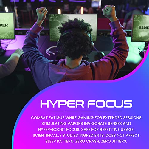 Git Gud Gaming Vapors Stick | Energy + Focus Nasal Inhaler | Stimulating Mint Aromatherapy | Portable Performance Disposable | Winnermint (4 Pack) #TOP3