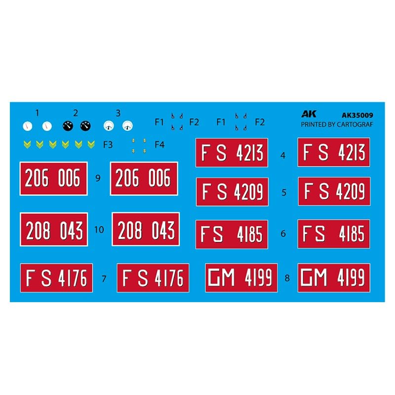 Ak interactive - automotore fs 206/207/208 sogliola 1/35 - ak interactive 35009