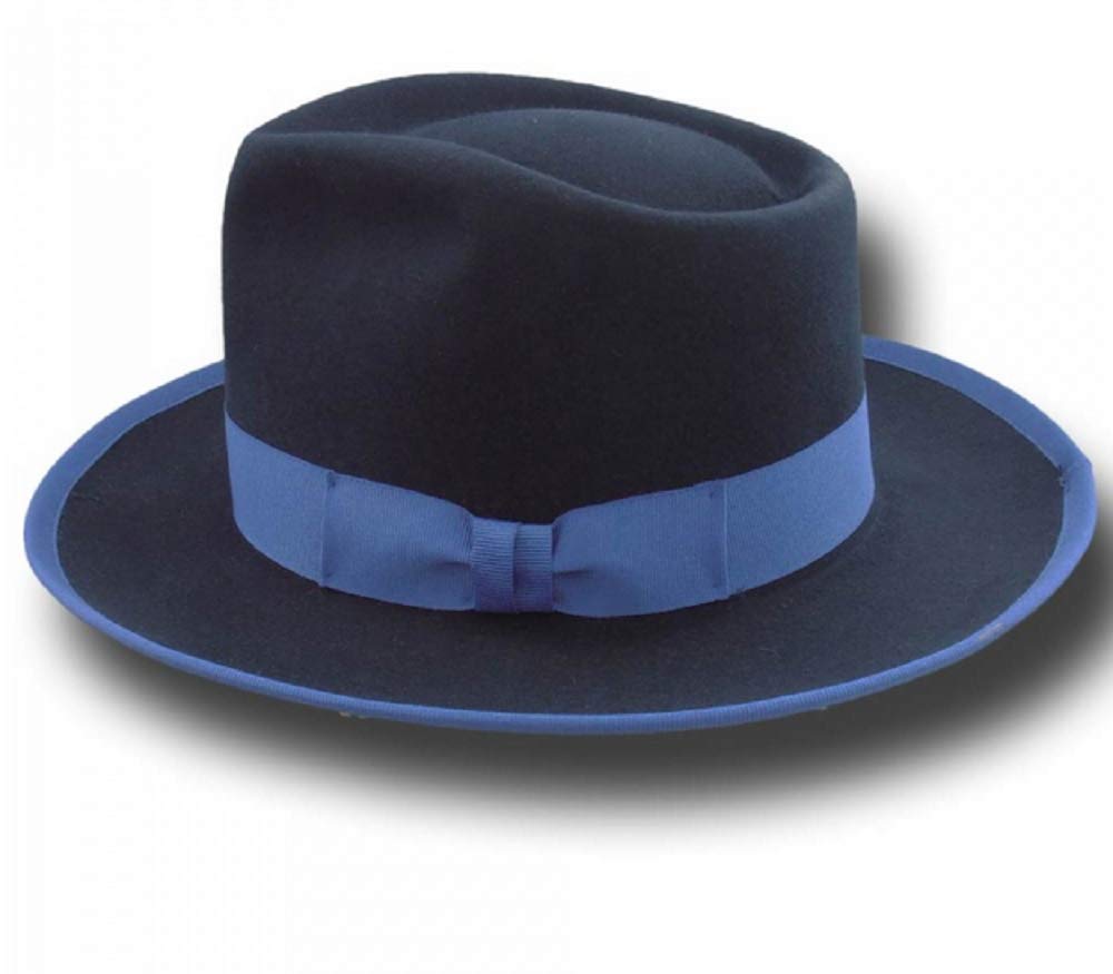 Cappello Fedora Johnny replicaTop Quality Blu