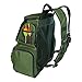 Custom Leathercraft Wild River WT3606 Multi-Tackle Large Backpack with Two 3600 Style Trays, One Size, Green