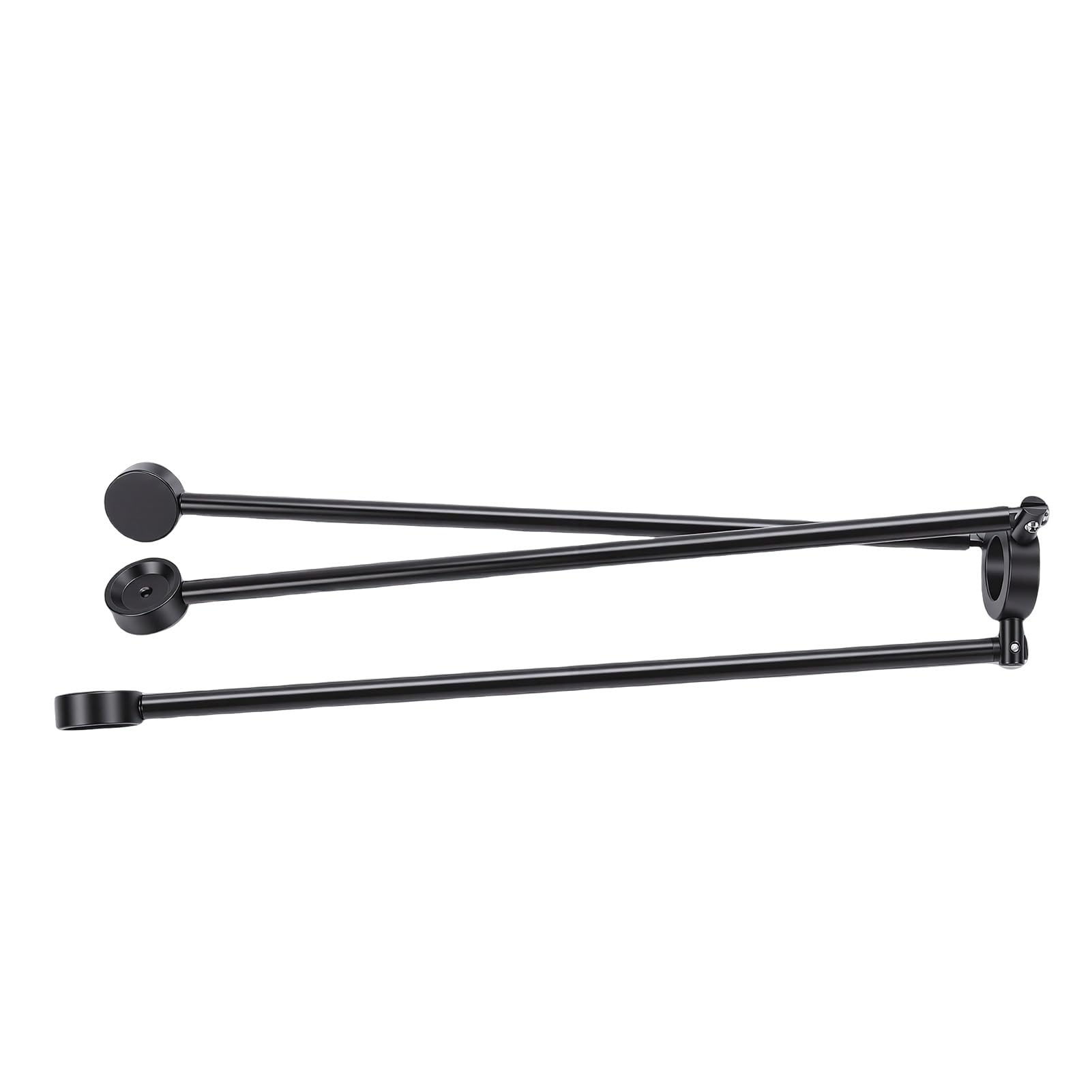 Fafeicy Prowadnica Podłogowa Statywu Stabilizator Statywu Prowadnica Uziemiająca Składany Aluminiowy Stabilizator Geodezyjny o Długości 40 Cm z antypoślizgową podstawą do