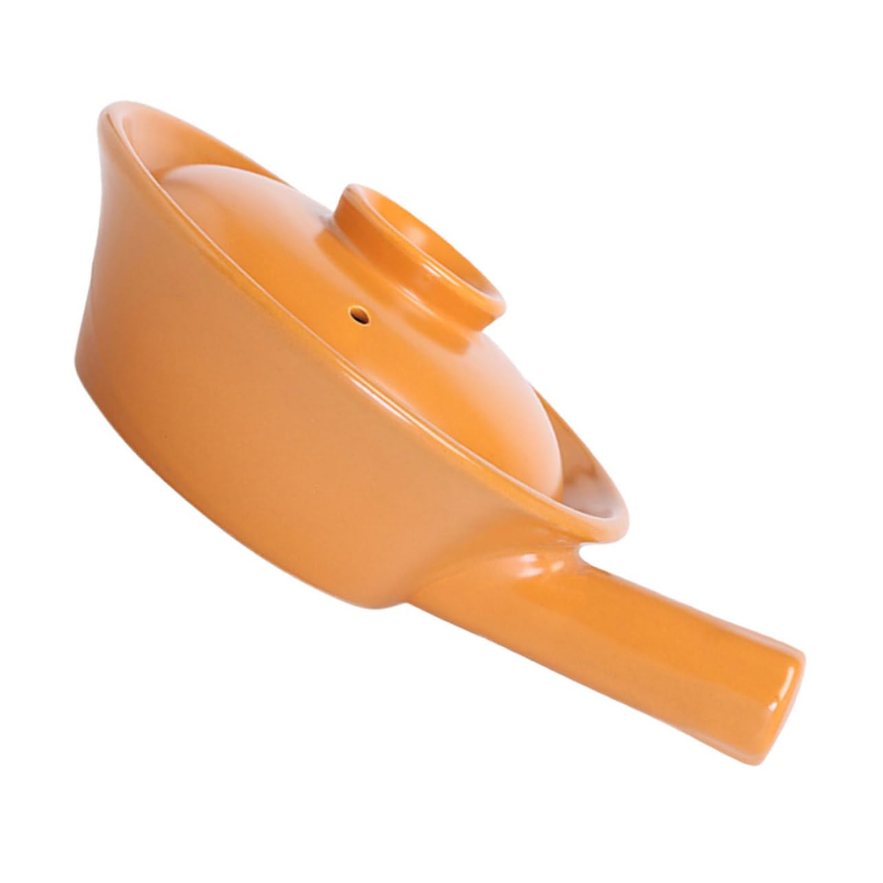 VICASKY Keramik Milchtopf mit Griff Hitzebeständig Klein Multifunktional für Reis Suppe Babybrei Porzellanähnlich für Herd Sicherer Griff für Babynahrung und Vielseitiges Kochen