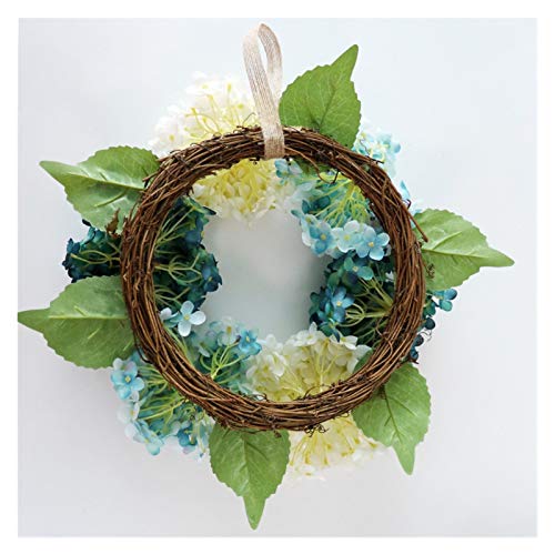 Guirlande d'hortensia vert durable pour porte de maison et fêtes - 5