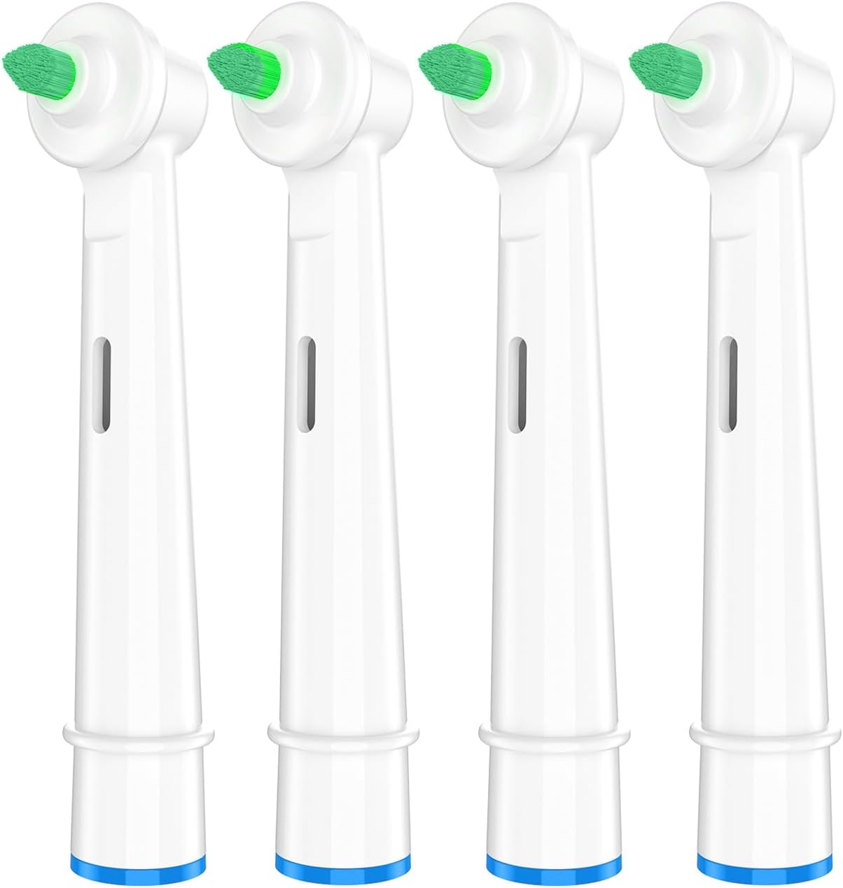 Orthodontic & Interdental Replacement Brush Heads Compatible with Oral-B Electric Toothbrushes, 4-Pack, End Tuft Design for Braces & Between Teeth Cleaning